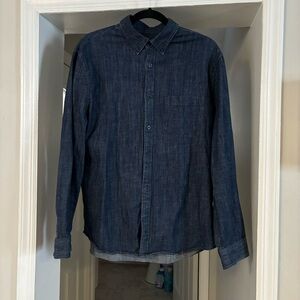 Express Indigo Chambray shirt large